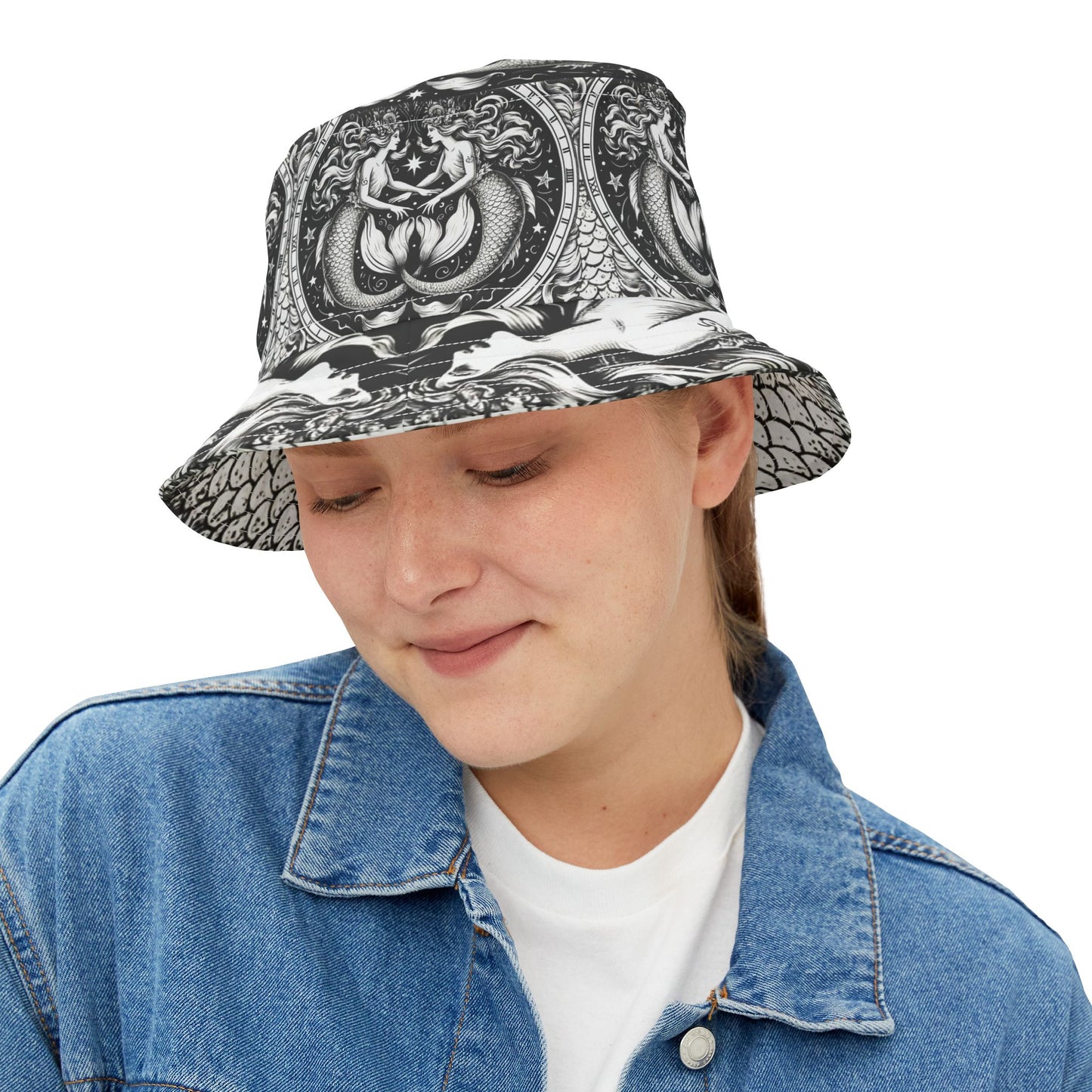 Mermaid Bucket Hat Criptids Fantasy