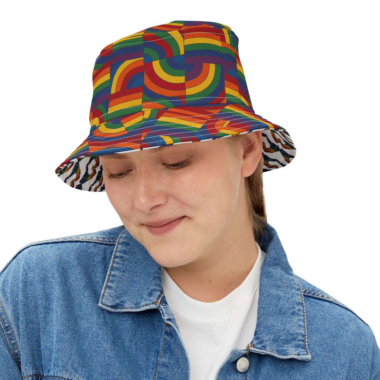 Pride Bucket Hat Lesbian Gay Trans LGBTQIA+