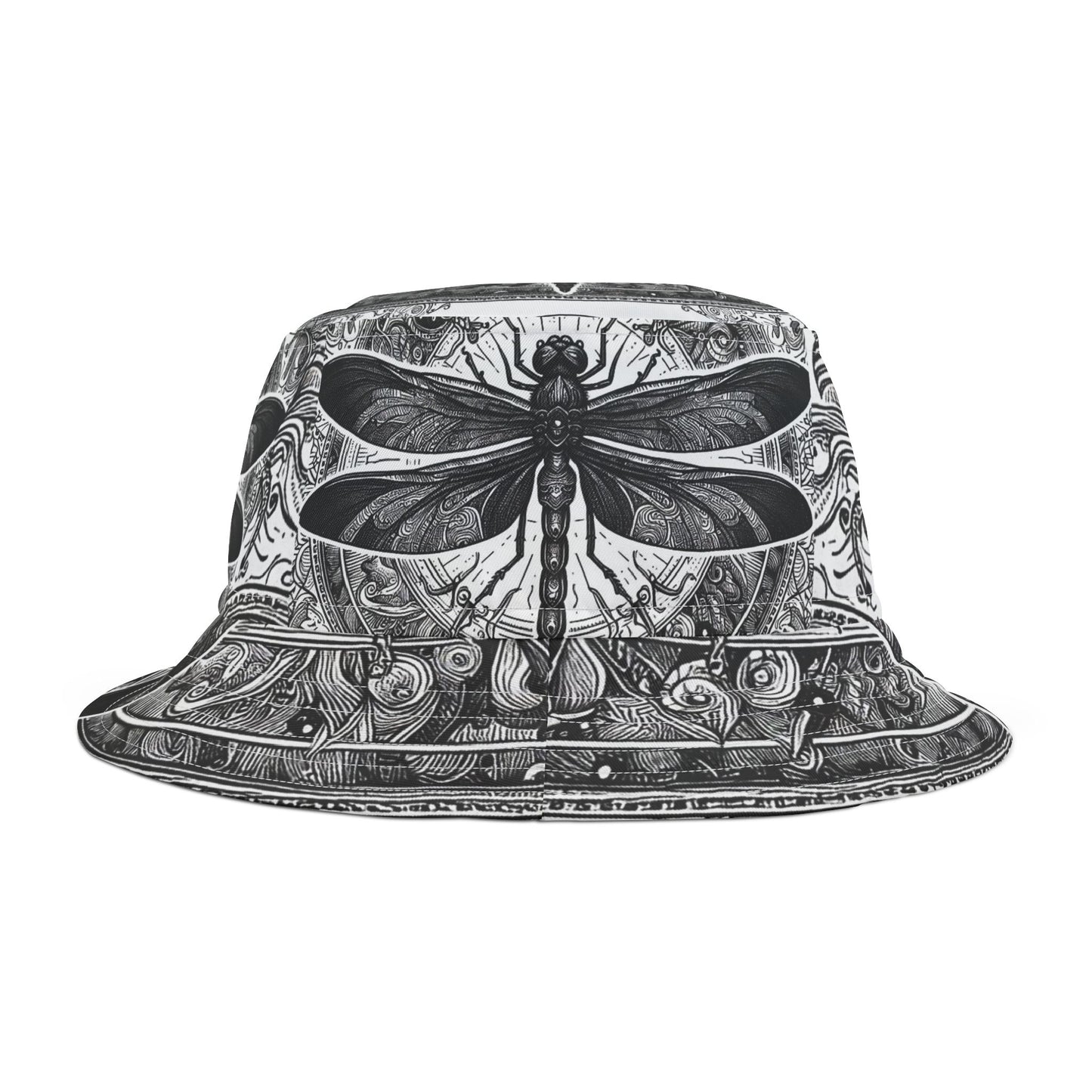 Dragonflies Bucket Hat Gift Friend Daughter Beach Fashion BOHO