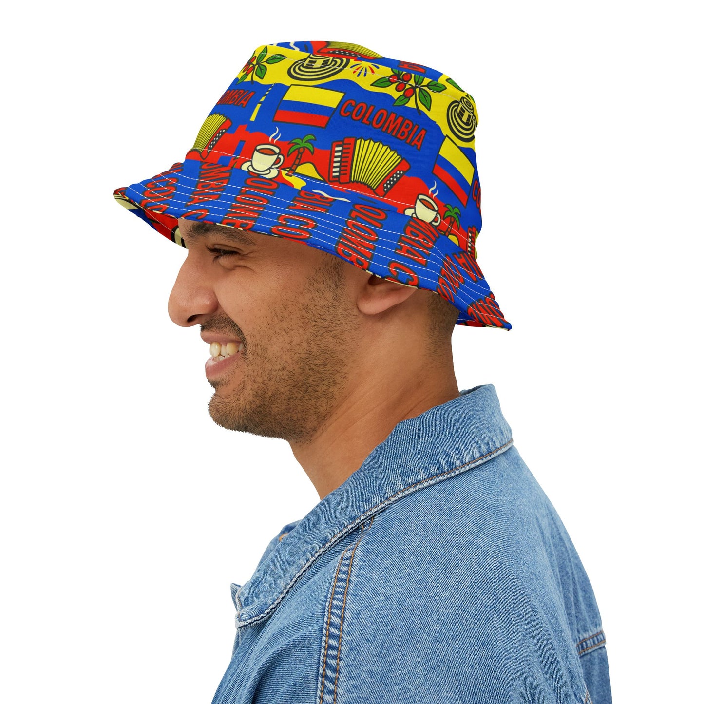 Columbia Bucket Hat Gift for Colombian Country