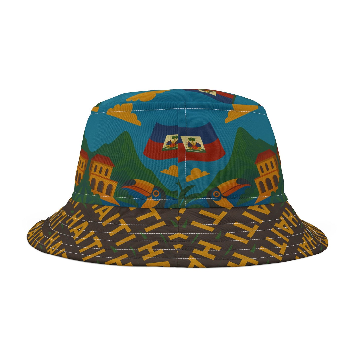 Haiti Bucket Hat Gift for Her Him Country Fashion