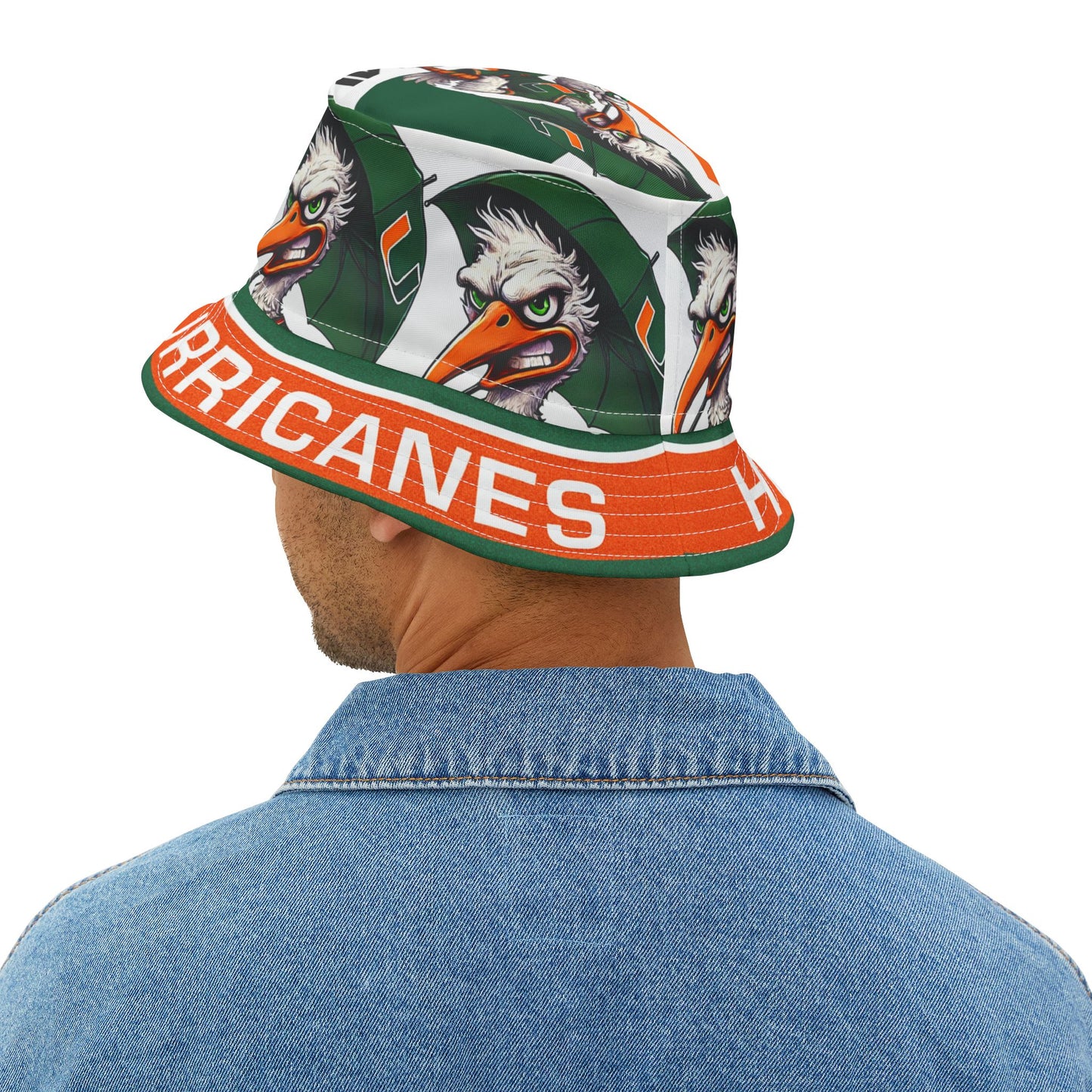 Miami University Hurricanes Bucket Hat Sports Team Fan Gift for Him Her