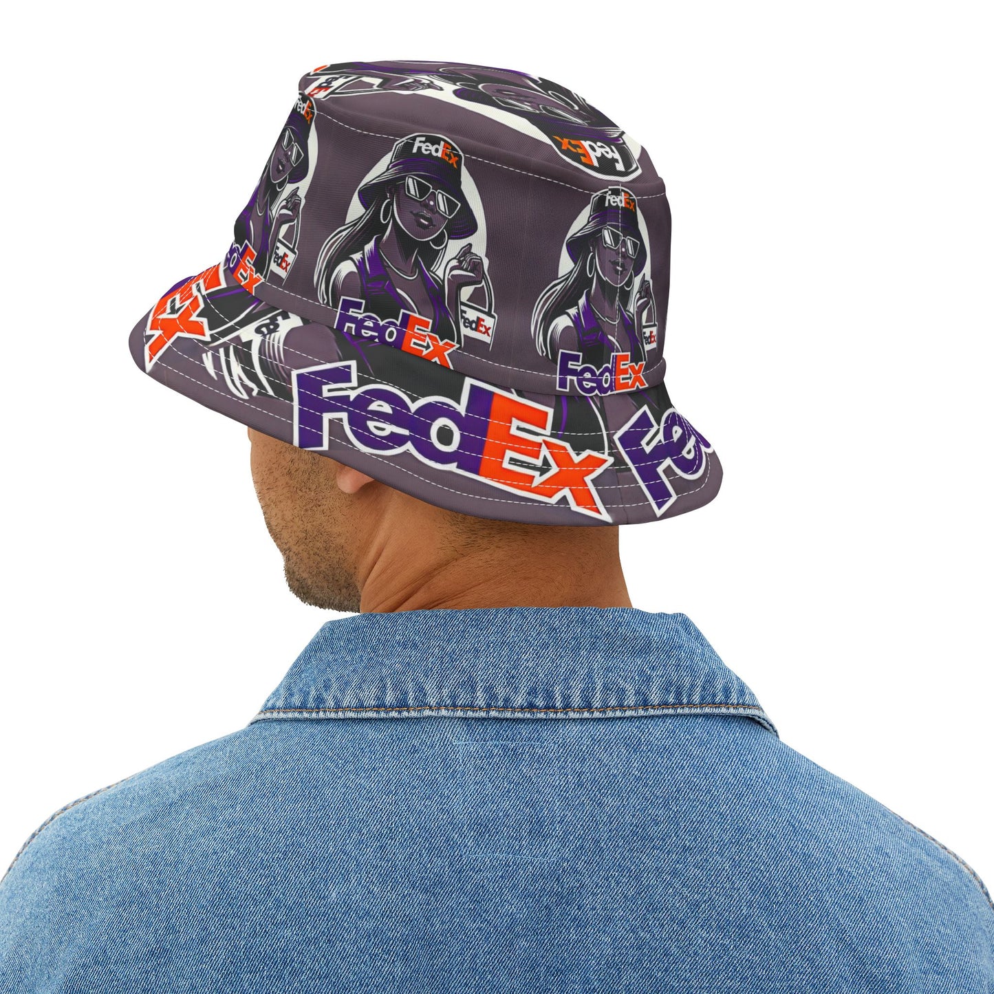 FedEx Woman Bucket Hat