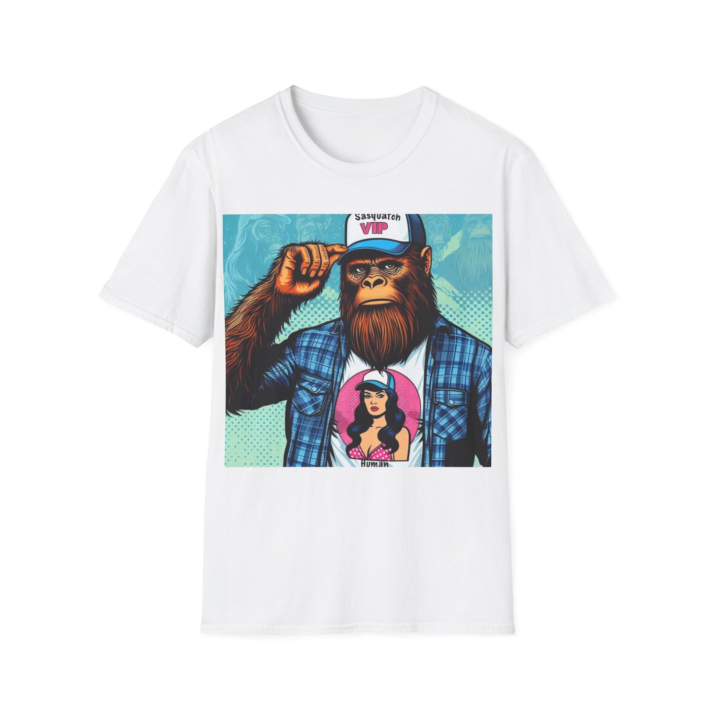 Bigfoot T-Shirt Sasquatch Cryptid Gift Husband Son Brother Friend Newest