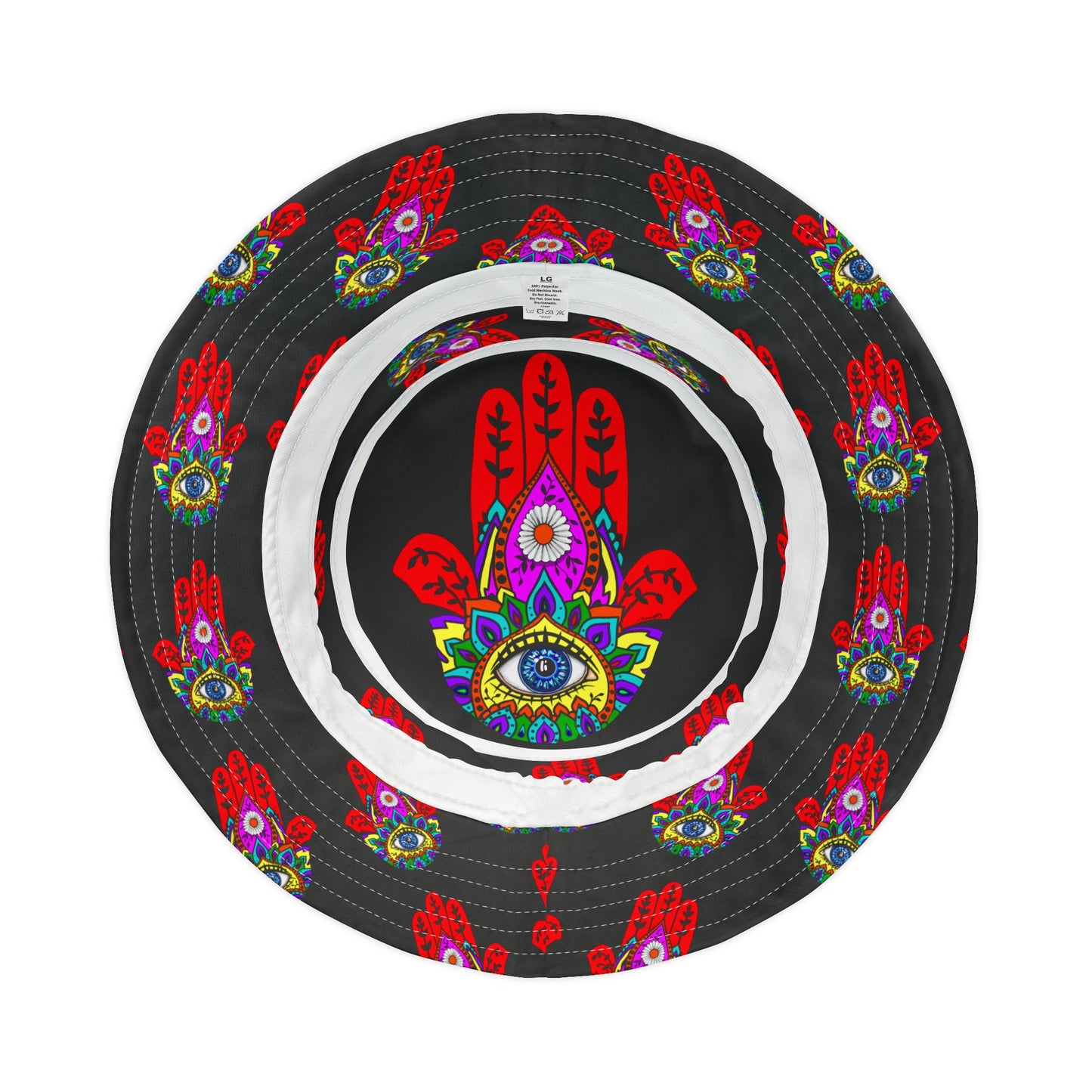 Bucket Hat (AOP) Hamsa Evil Eye Protection Hand of Fatima