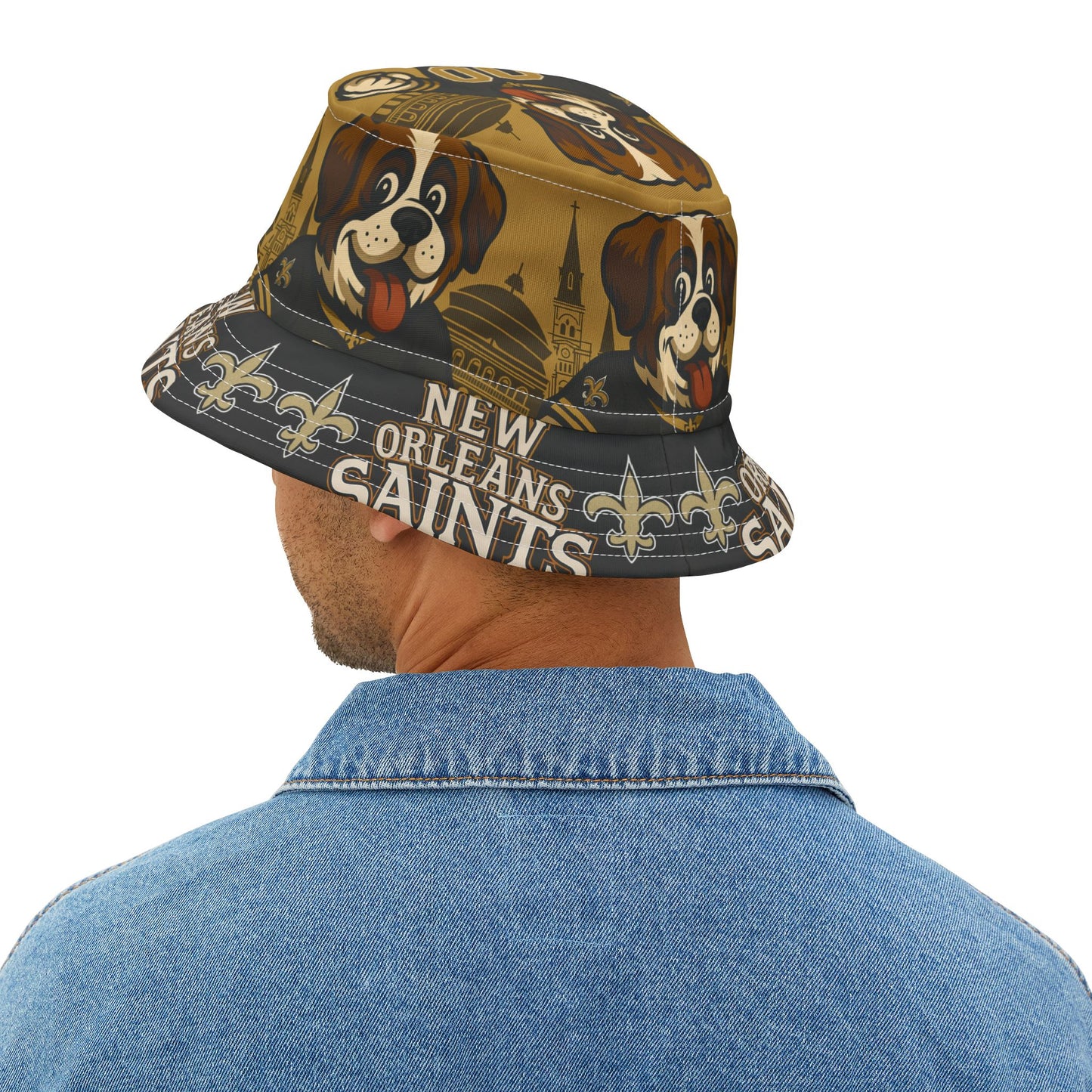 New Orleans Saints Football Bucket Hat Gift Sports Wear