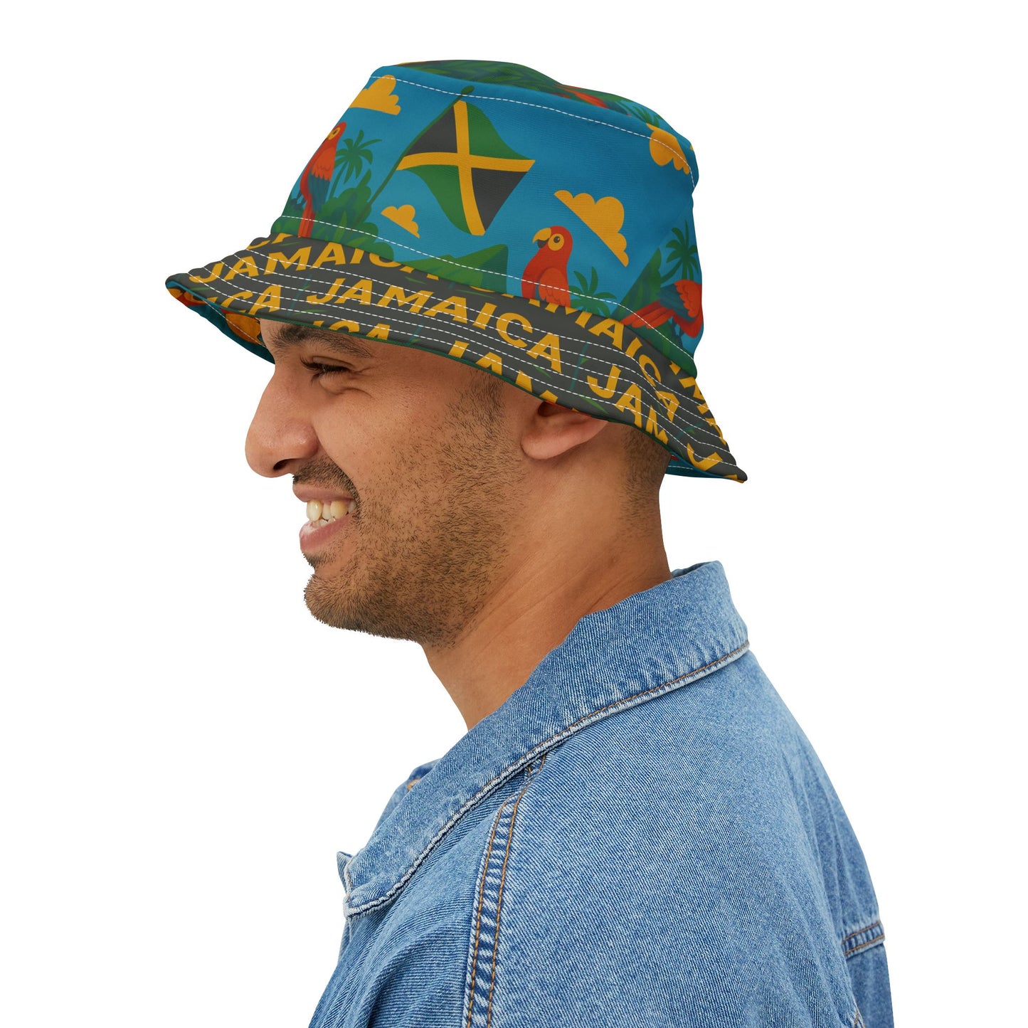 Jamaica Bucket Hat Vacation Country Island Fashion Gift