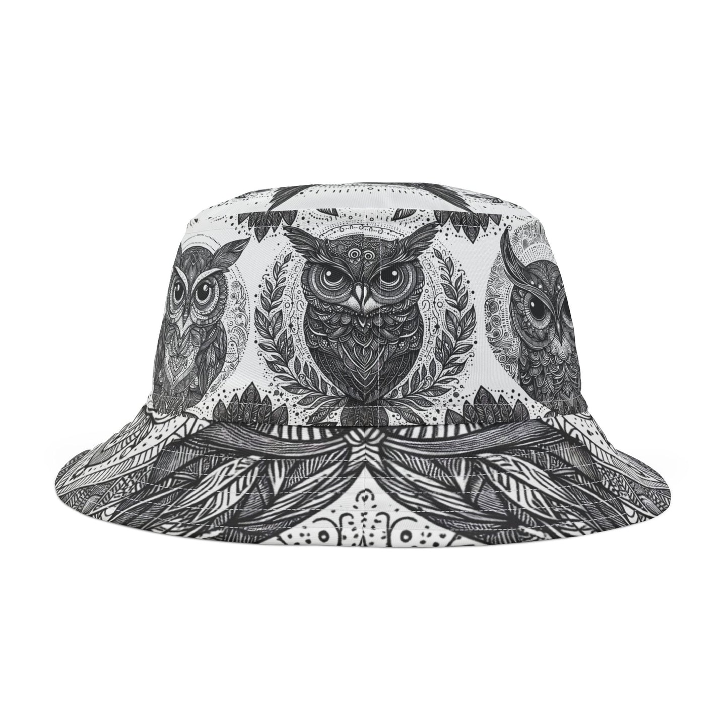 Owl Bucket Hat Gift Graduation Bird Watcher Vet Nature