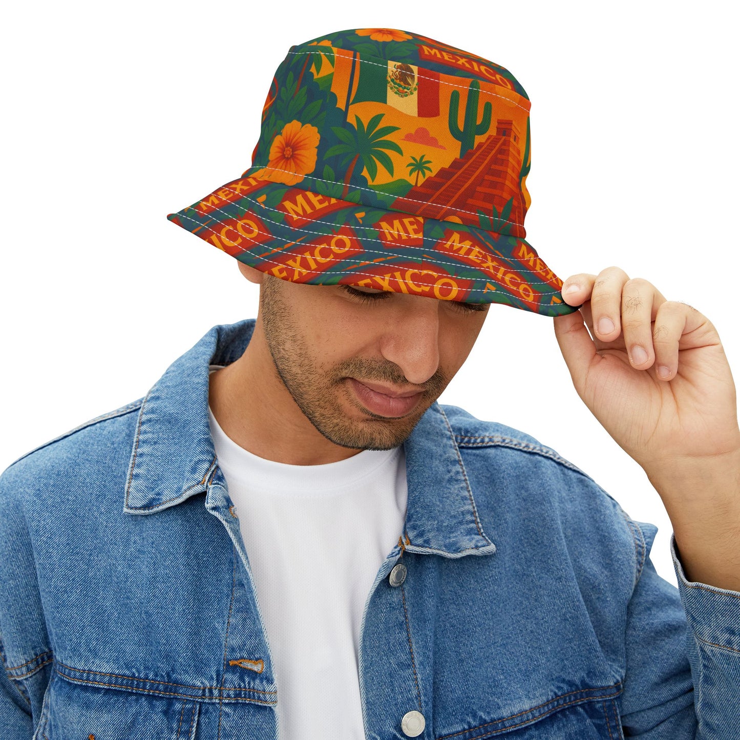 Mexico Bucket Hat Country Mexican Gift for Him or Her