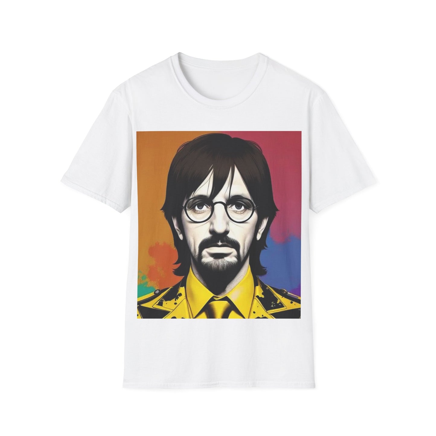 Ringo Star Newest Unisex Softstyle T-Shirt Musician Band 1970’s Retro Vintage Style