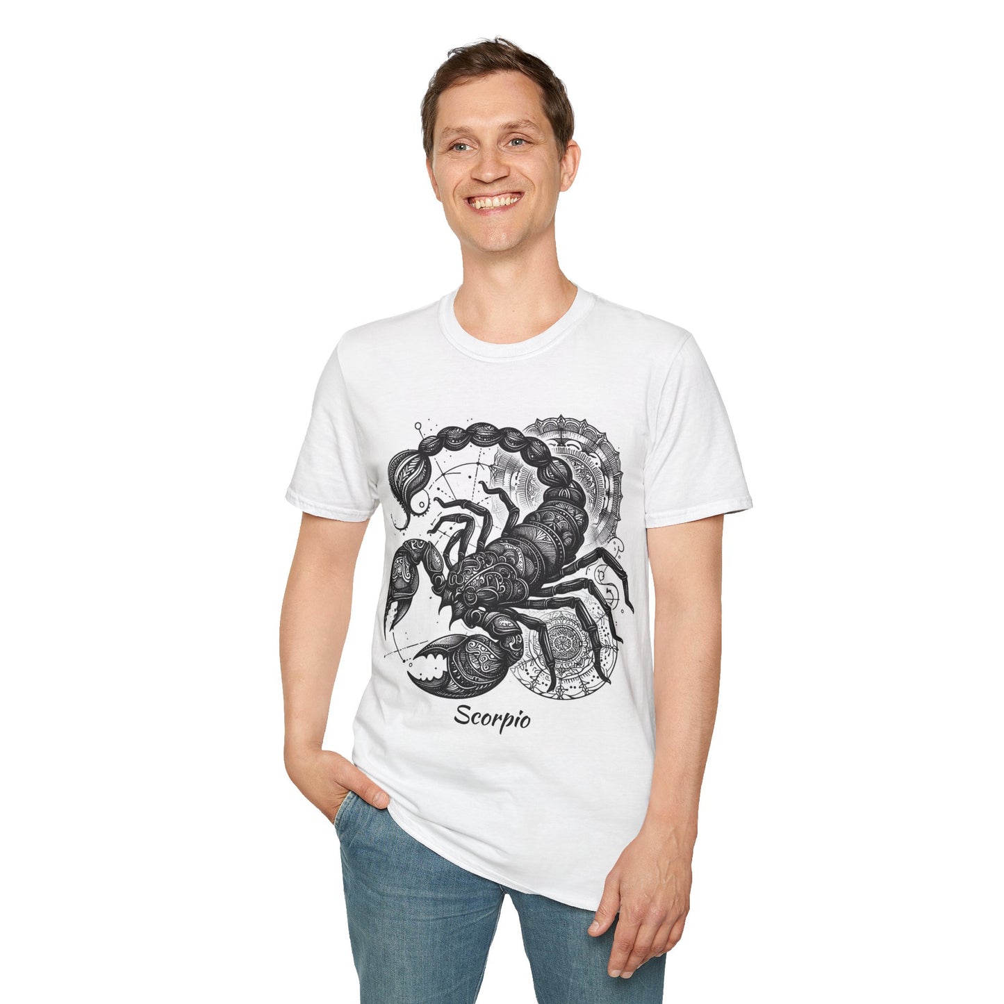 Scorpio Unisex Tee Shirt - October 23-November 21 Birthday Design