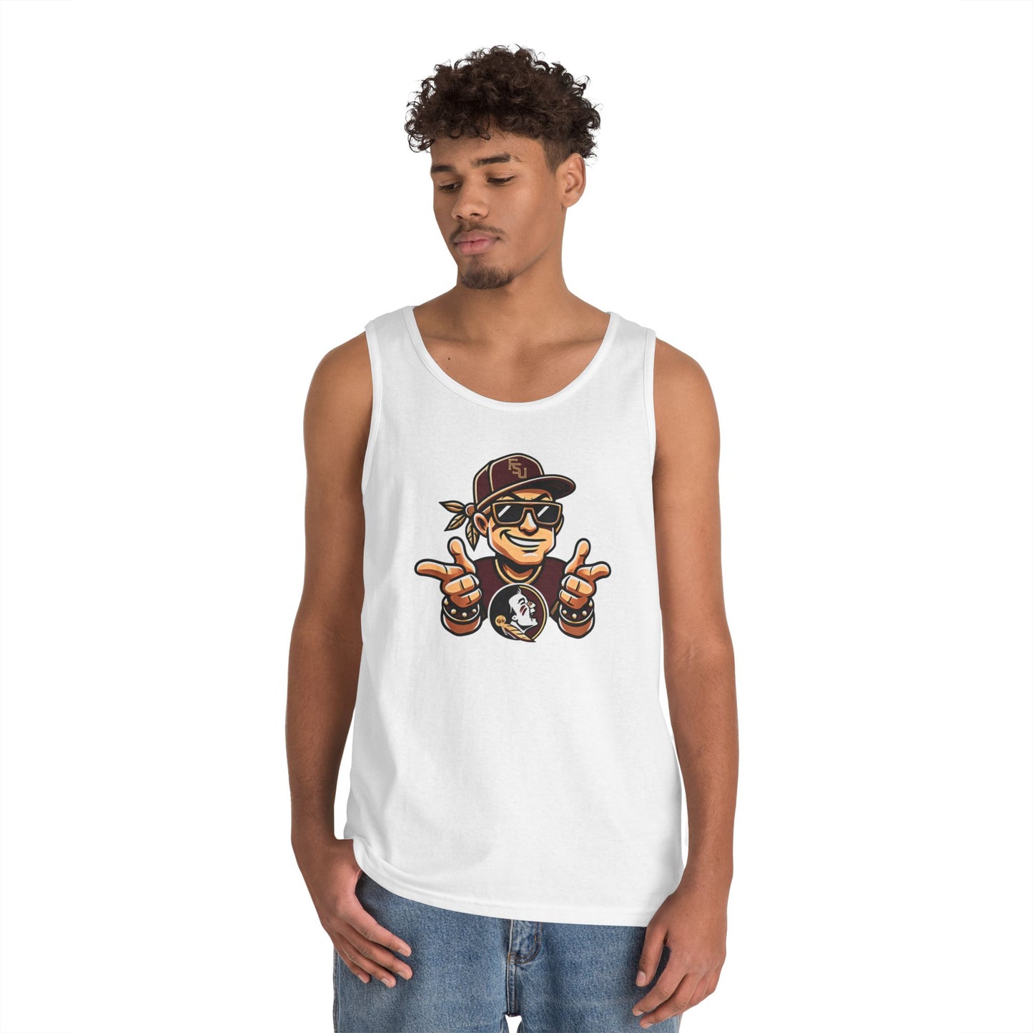 FSU Seminole Unisex Heavy Cotton Tank Top