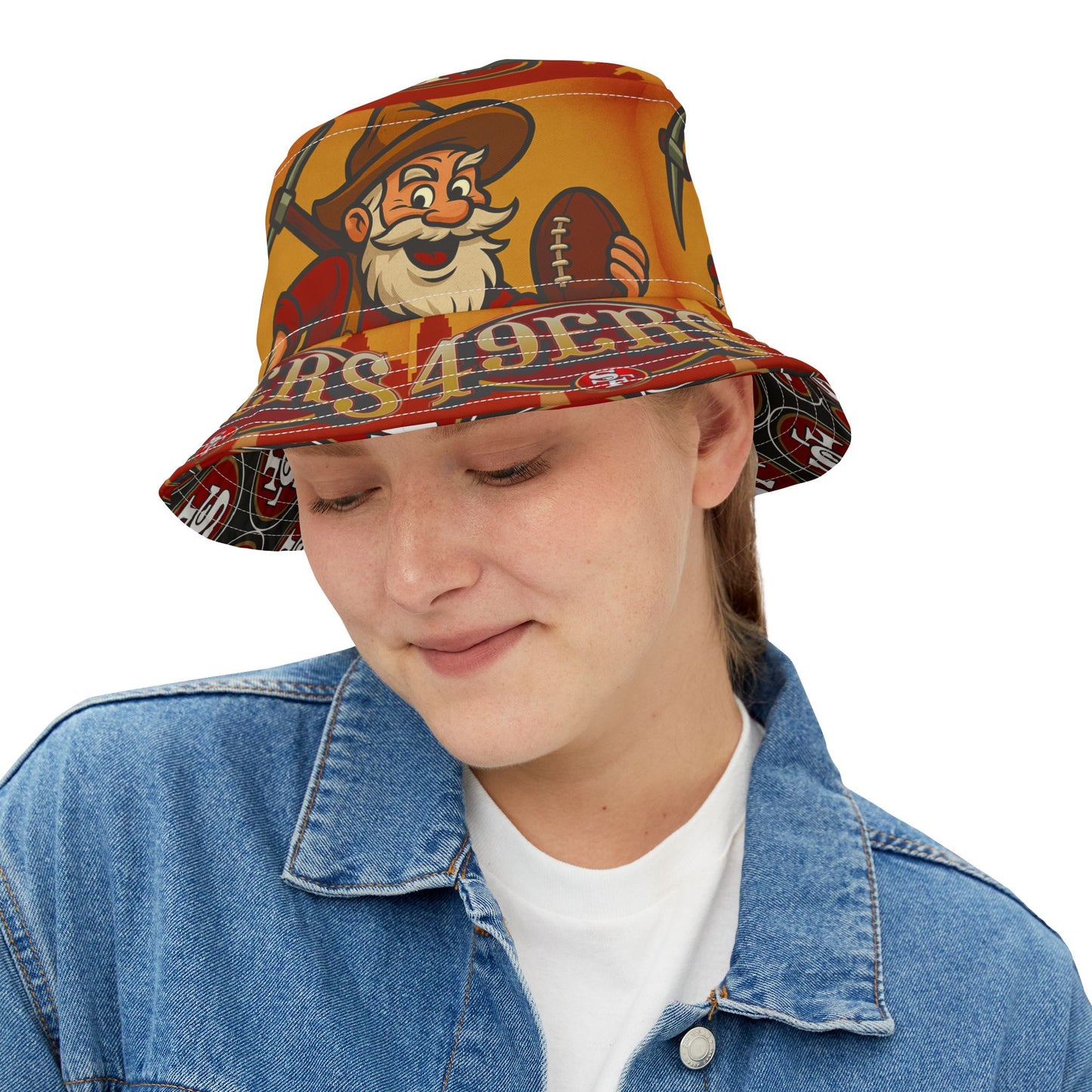 49ers San Francisco Bucket Hat Football Team Gift for Him