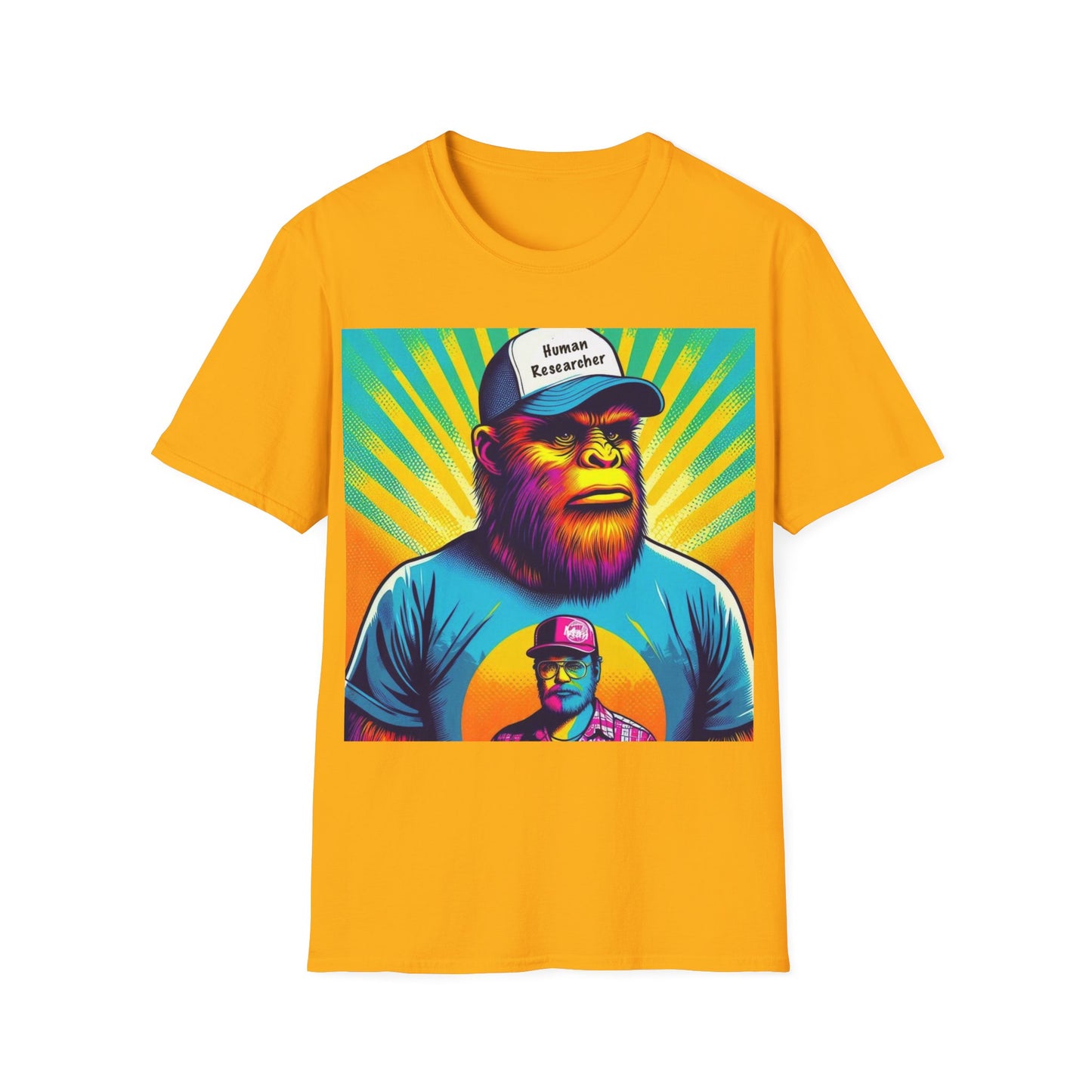 Bigfoot T-Shirt Cryptid Tee Gift Dad Father Son Him Sasquatch Funny Humor