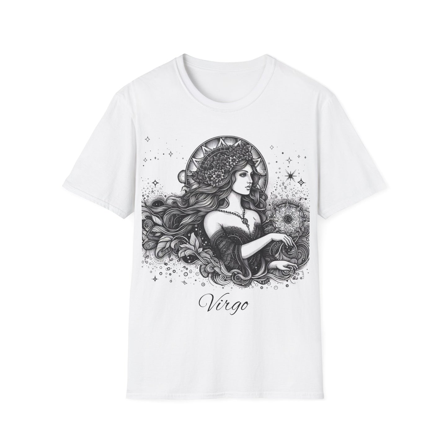 Virgo Zodiac Symbol Unisex T-Shirt Birthday Tee Sister Mother Gift