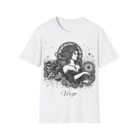 Virgo Zodiac Symbol Unisex T-Shirt Birthday Tee Sister Mother Gift