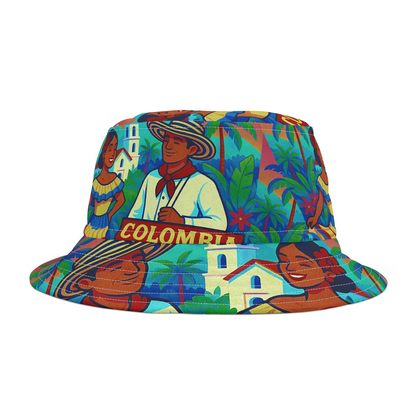 Columbia Bucket Hat Colombian Gift for Her Him Unisex