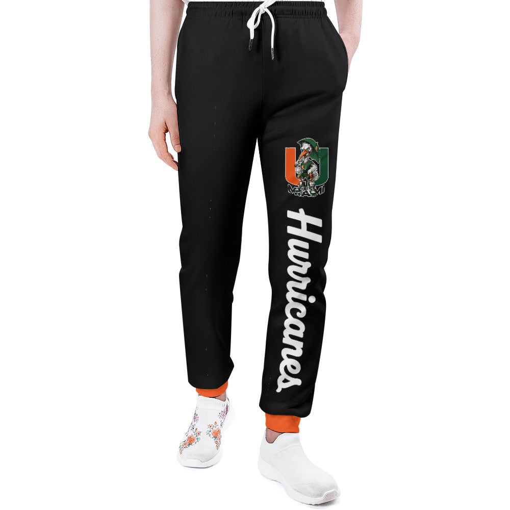 University of Miami UM Hurricanes Polyester Sweatpants