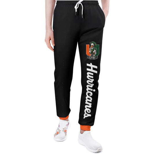 University of Miami UM Hurricanes Polyester Sweatpants