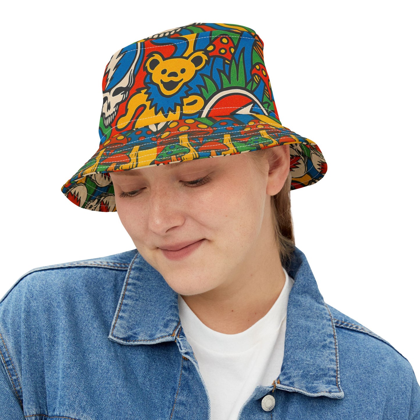 Great Dead Bucket Hat Musician Hippy Gift 1980’s