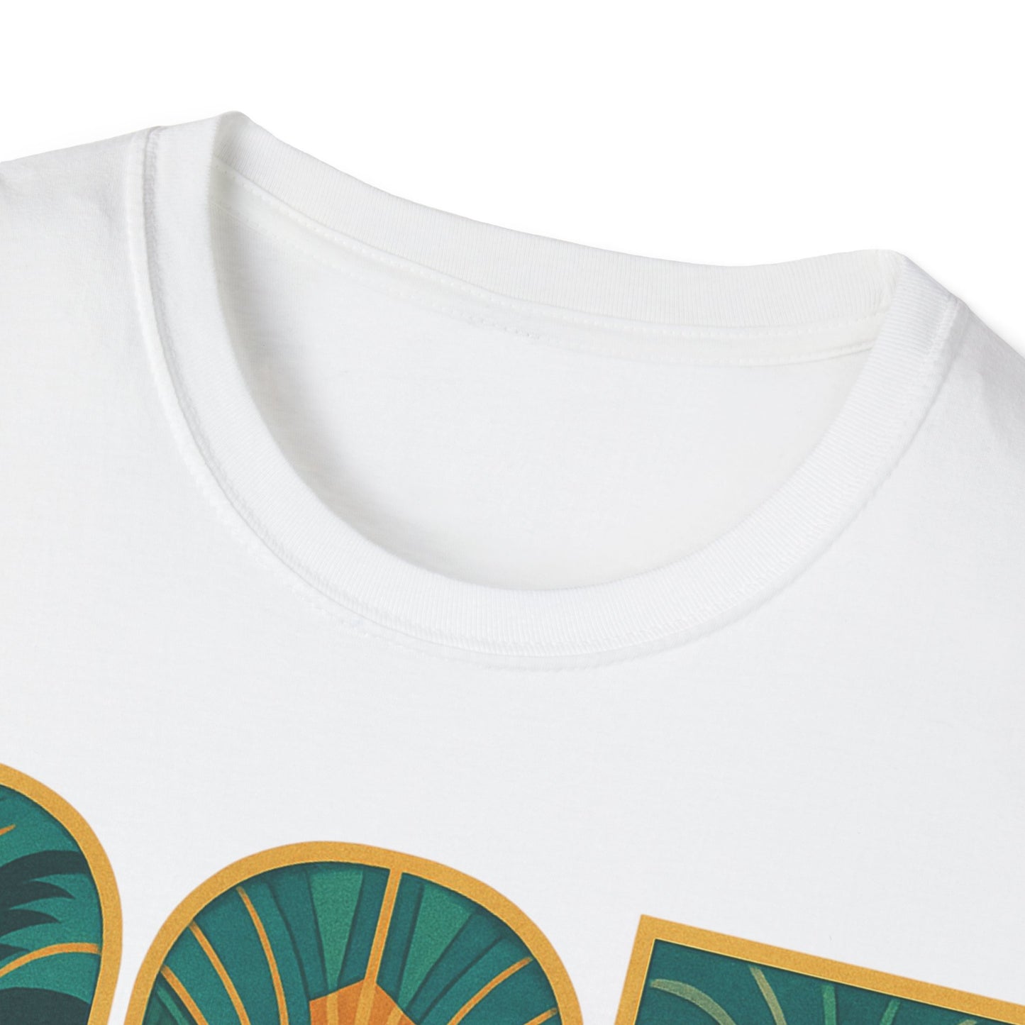 Miami shirt Unisex Softstyle T-Shirt Art Deco 305 Vacation