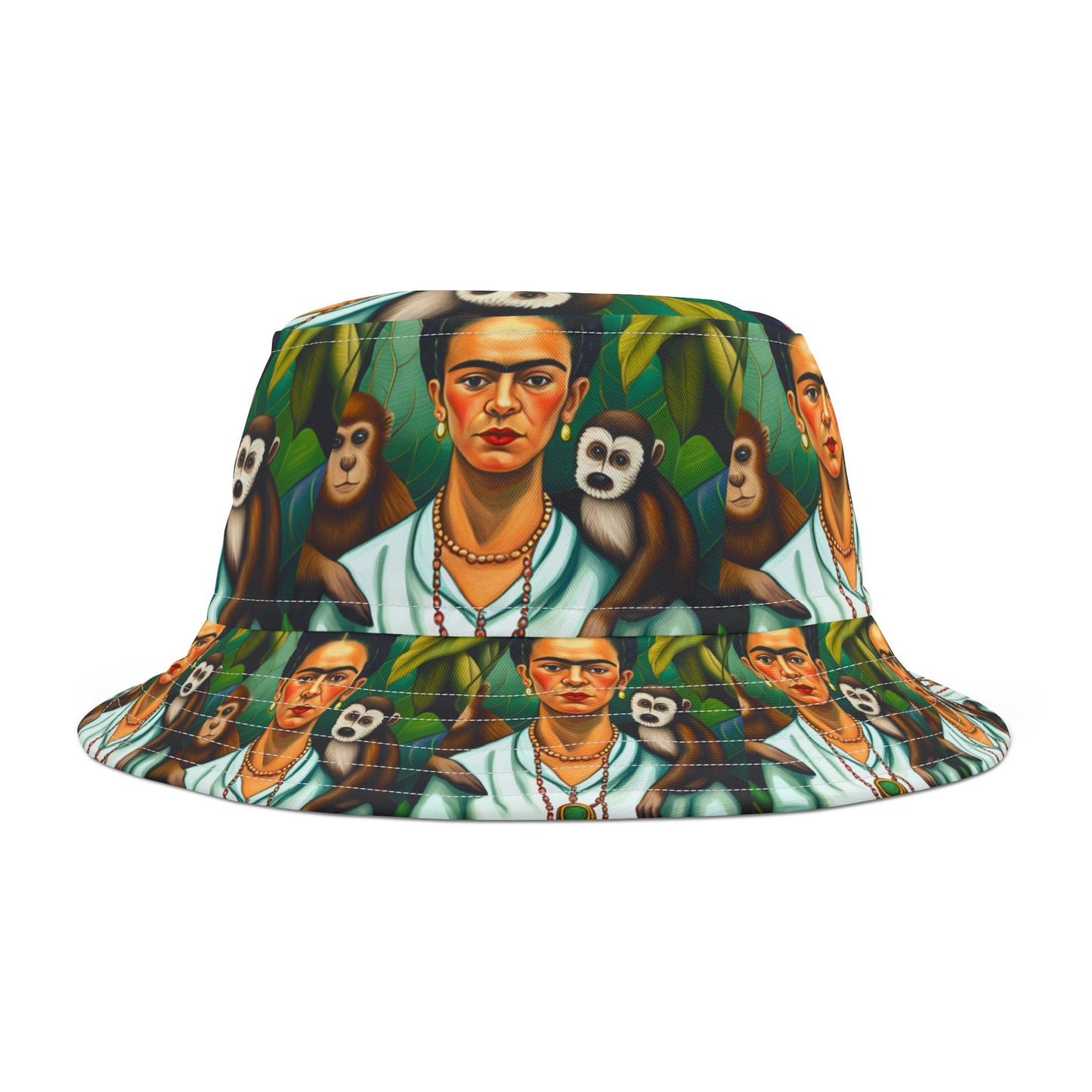 Frida Kahlo Bucket Hat Mexican Artist Gift Original Art Retro Vintage Style