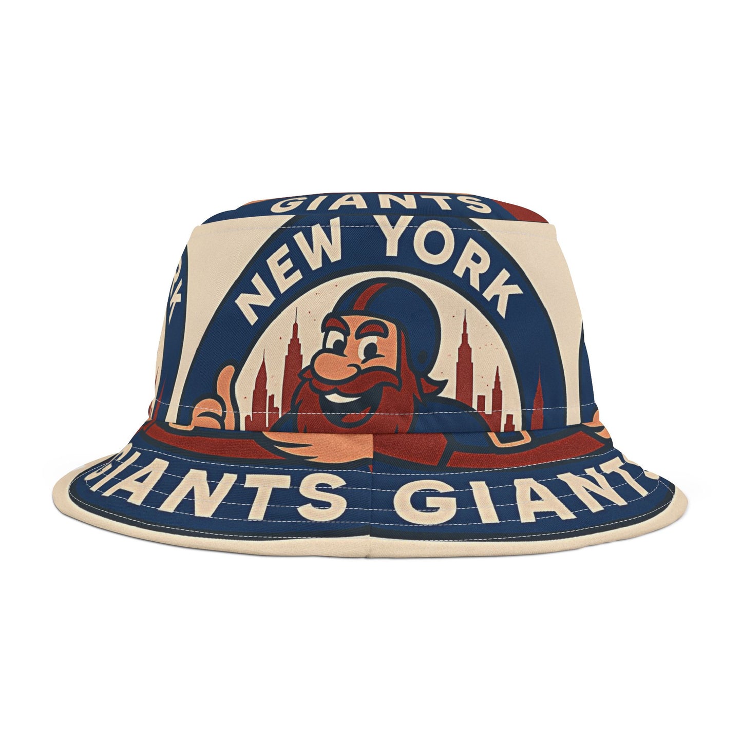 NY City Giants Bucket Hat Football Sports Wear Fan