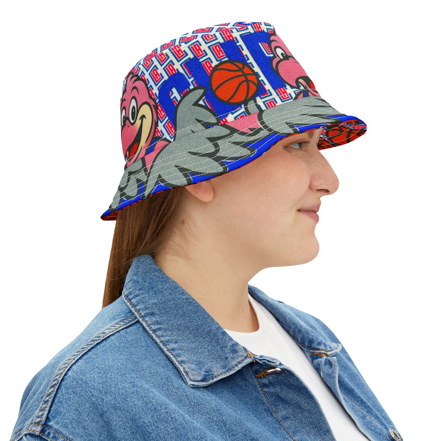 Los Angeles Bucket Hat (AOP) Loves Angels Clipper Basketball