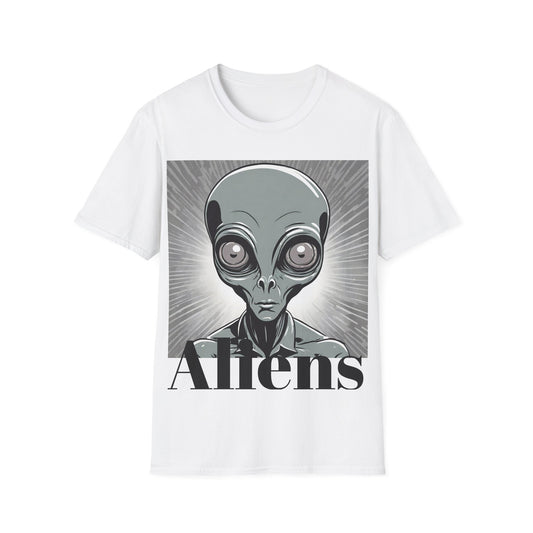 Aliens Cryptids Unisex T-Shirt - Space Aliens Anime Sci-Fi Costume Shirt