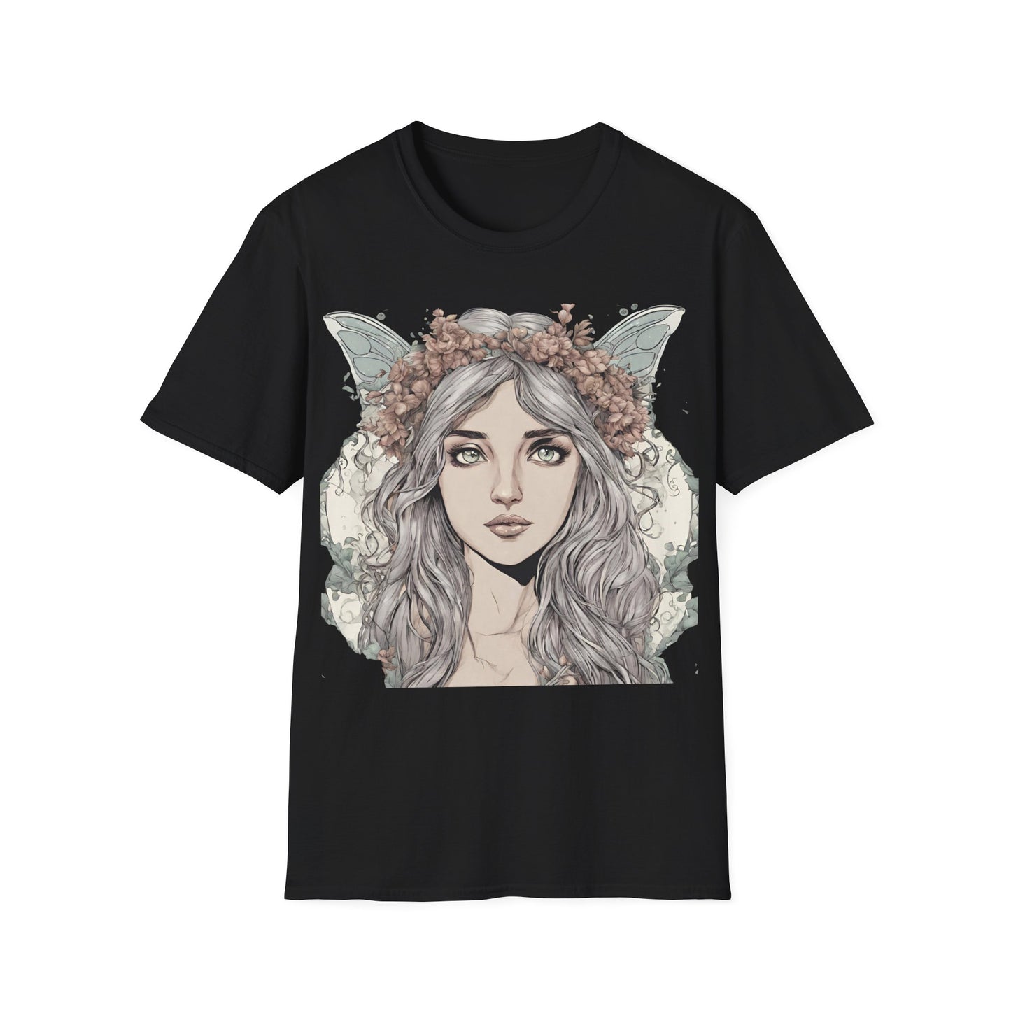Fantasy Angel T-Shirt Unisex Soft Tee Cryptid Fantasy Anime