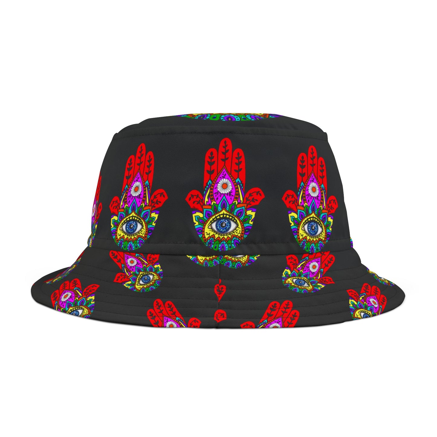 Bucket Hat (AOP) Hamsa Evil Eye Protection Hand of Fatima