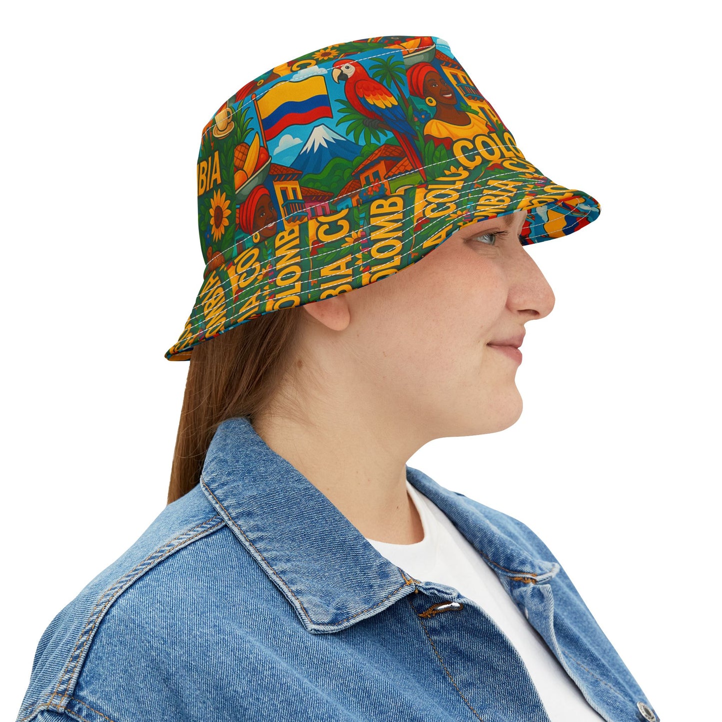 Colombia Bucket Hat Colombian Fashion Gift