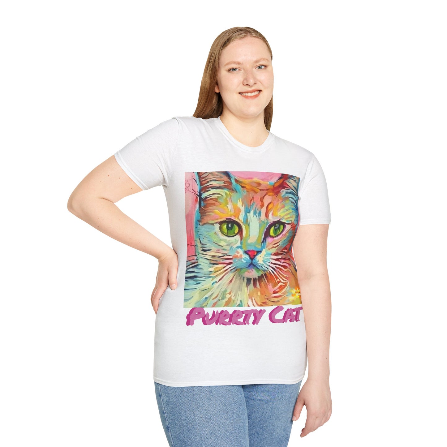 Purity Cat T-shirt Gift Feline Love Shirt Cat Lady Gift
