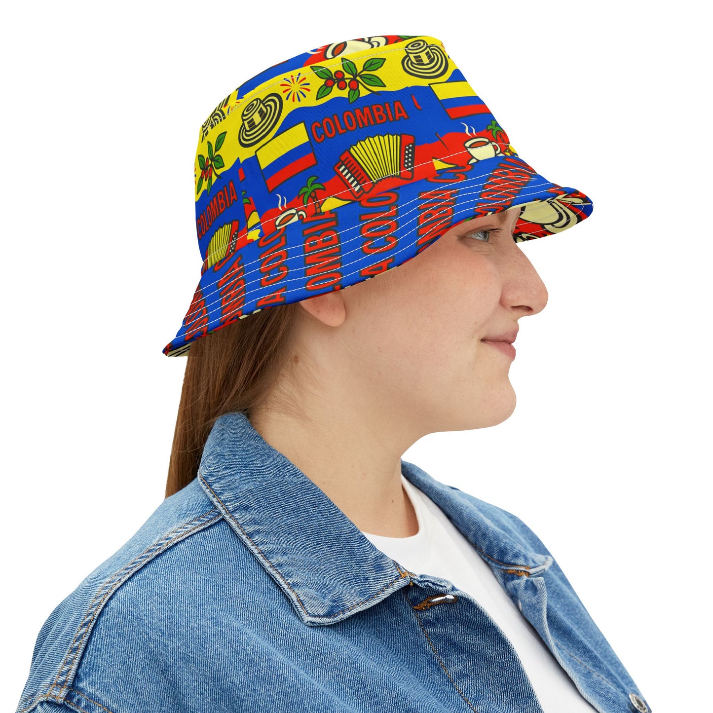 Columbia Bucket Hat Gift for Colombian Country