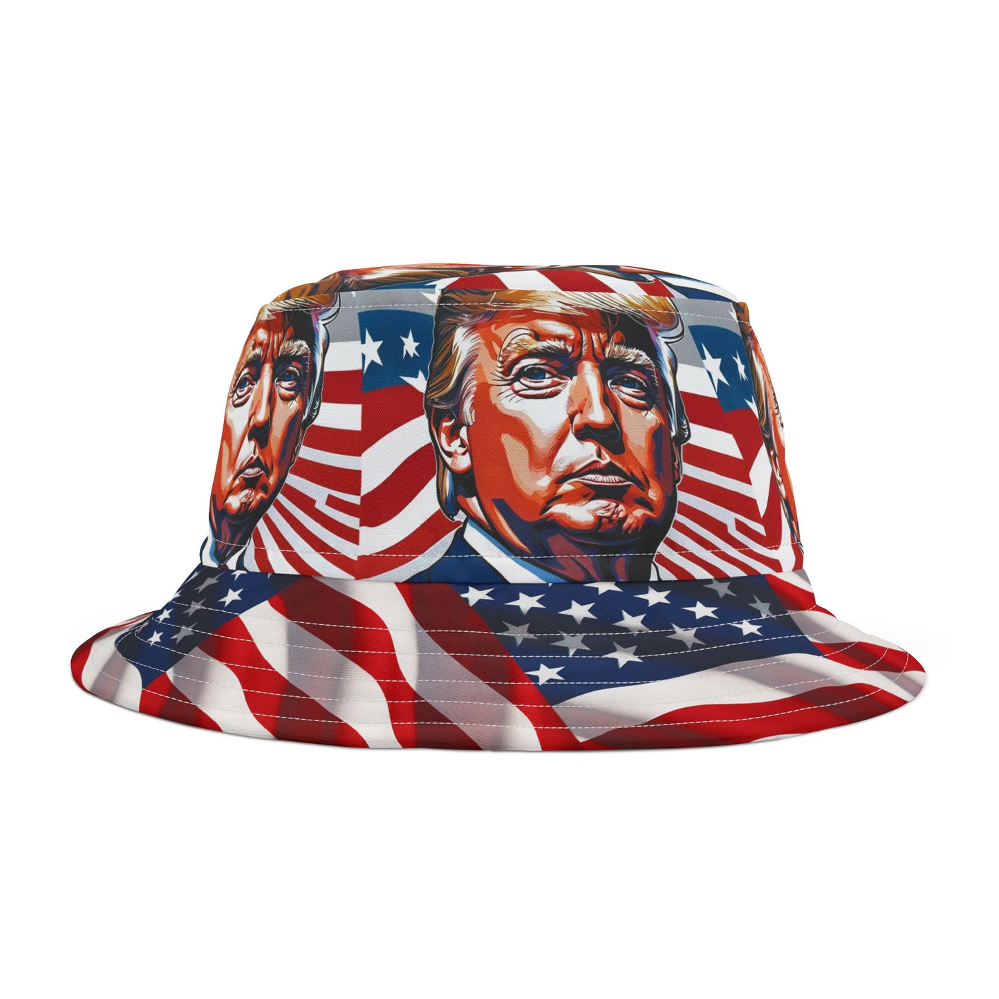Trump 45/47!!! Bucket Hat Political Humor Gift Republican MAGA