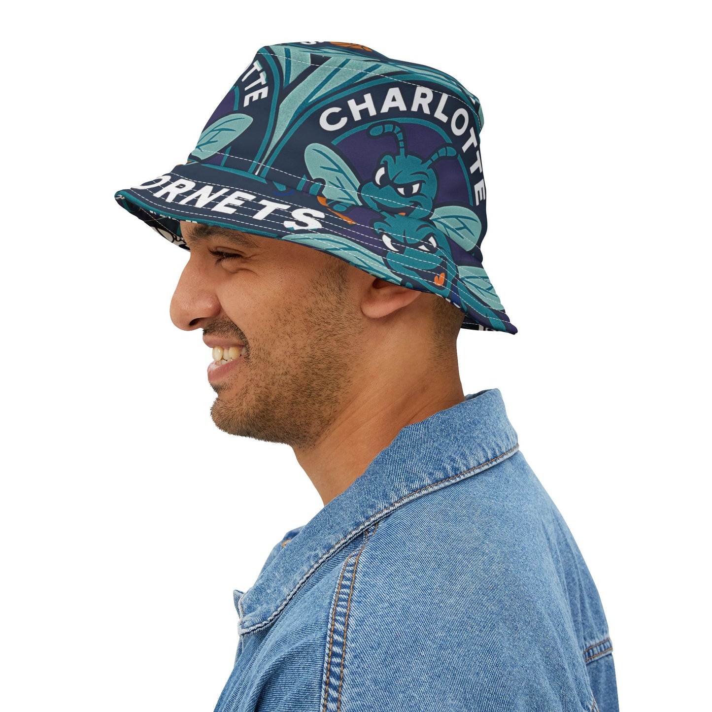 Hornets Charlotte NC Bucket Hat Football