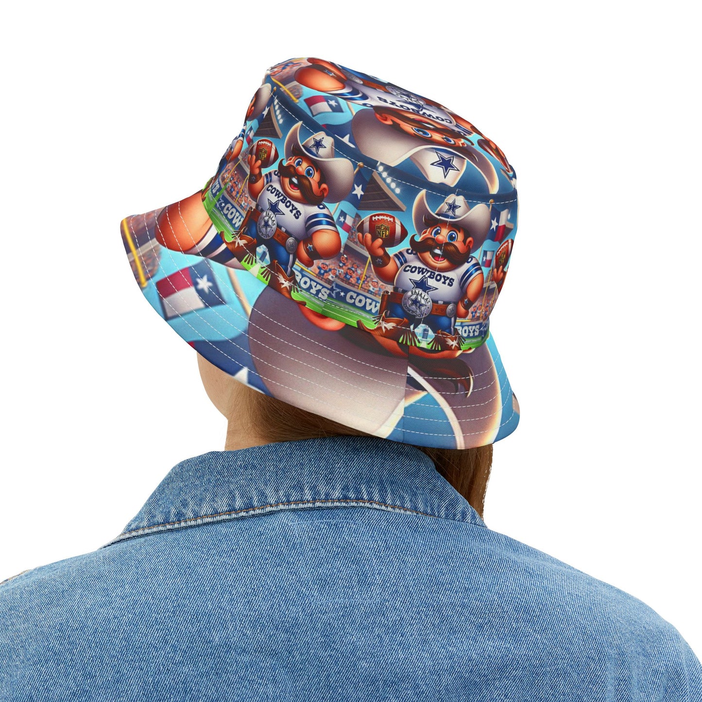 Dallas Cowboy Football Team Bucket Hat Gift for Fan Unisex Sports