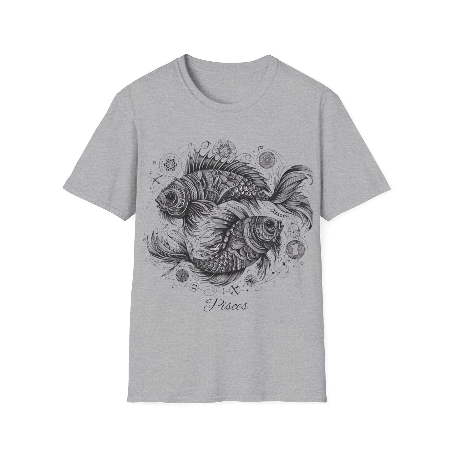 Pisces Birthday Unisex Tee T-shirt Boho Bohemian Gift for Her Him Daughter Son Mother Father