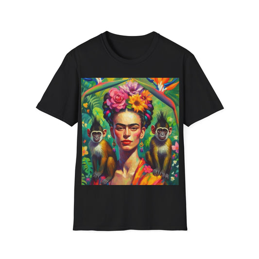 Frida Kahlo Unisex Softstyle T-Shirt Newest Artist Mexico Mexican