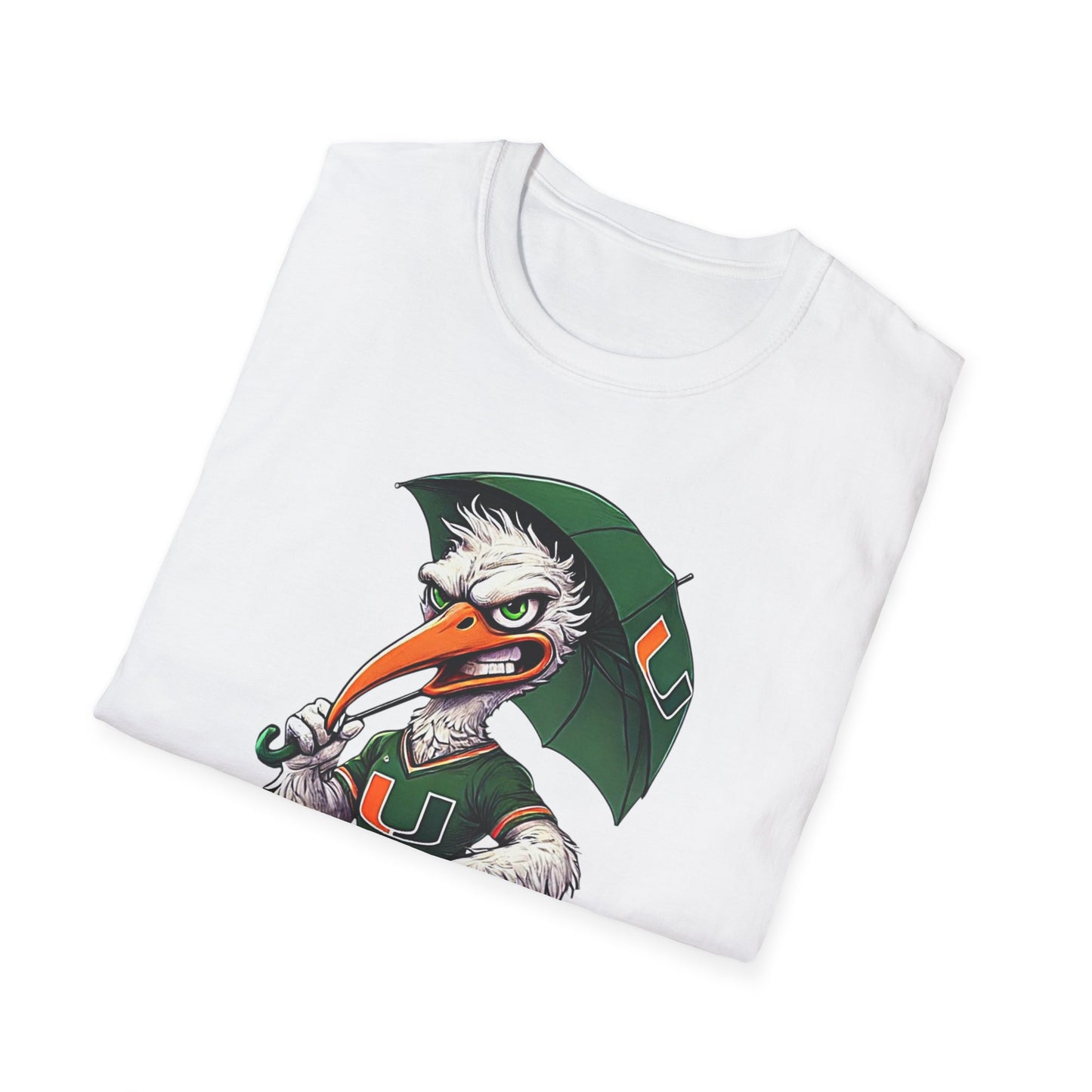 Up to 5X Miami Unisex Softstyle T-Shirt Hurricanes Miami University Sports Wear