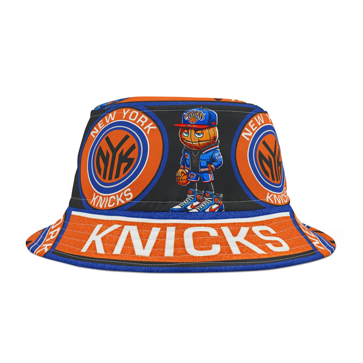 NY KNICKS Basketball Bucket Hat Gift Unisex Sports Team Fan