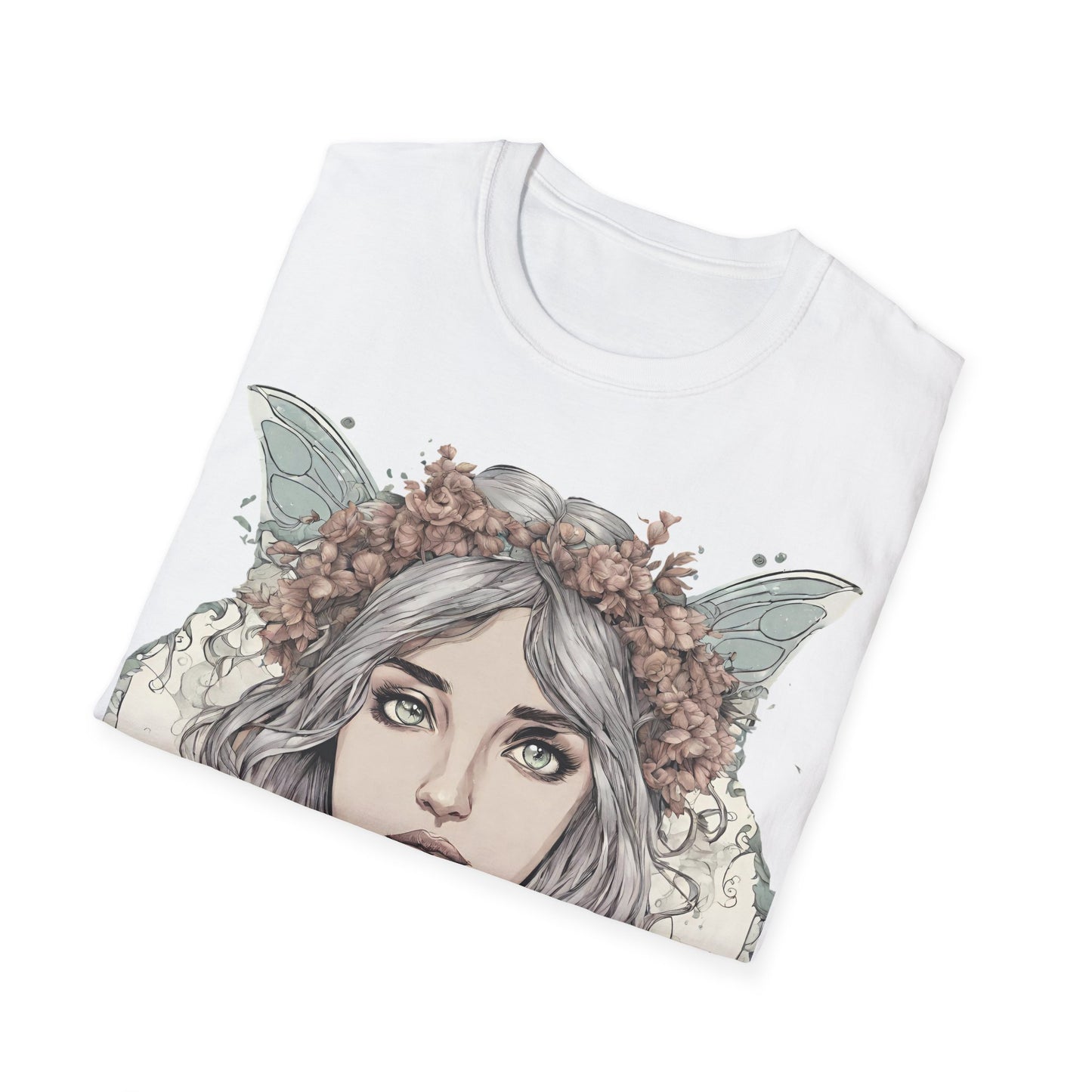 Fantasy Angel T-Shirt Unisex Soft Tee Cryptid Fantasy Anime