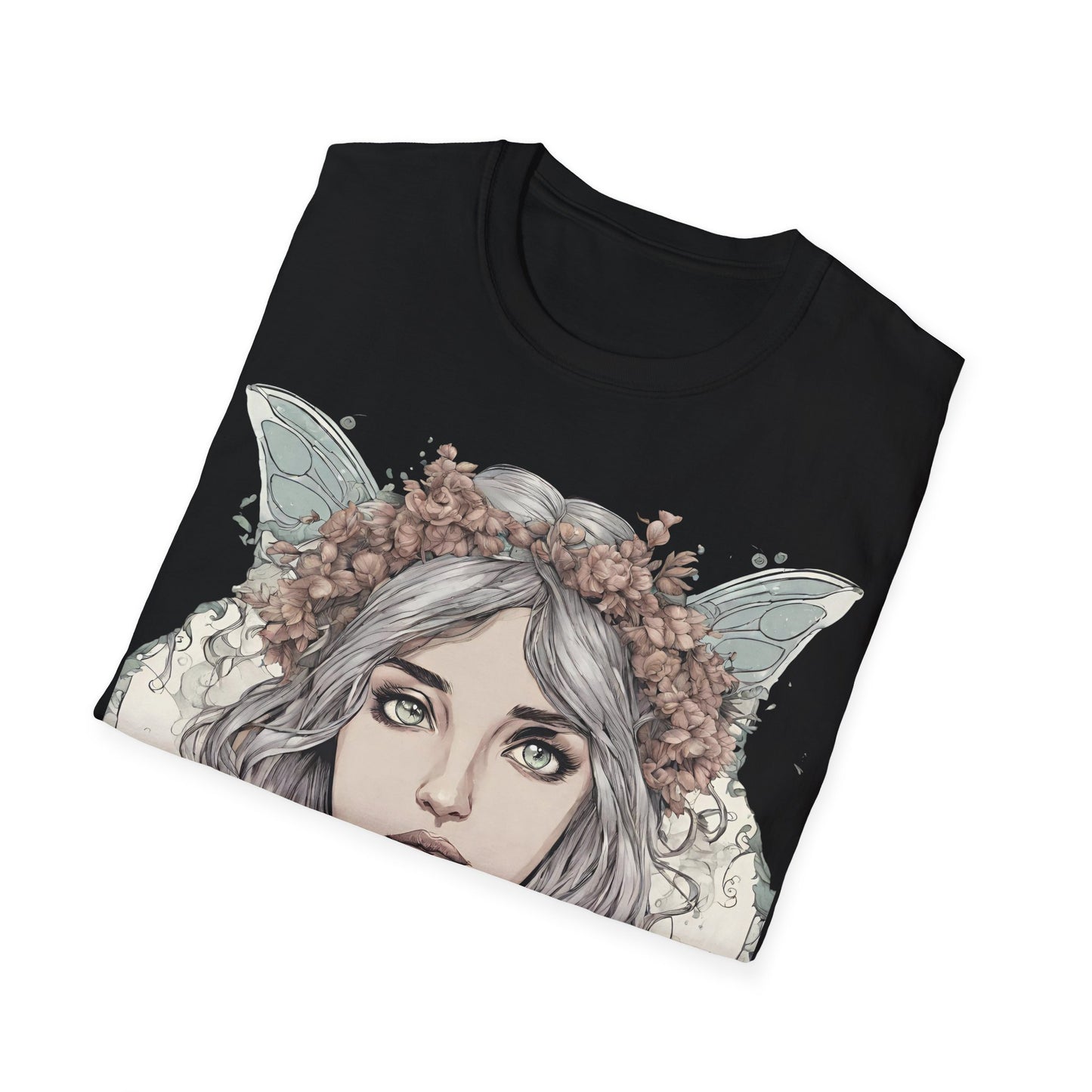 Fantasy Angel T-Shirt Unisex Soft Tee Cryptid Fantasy Anime