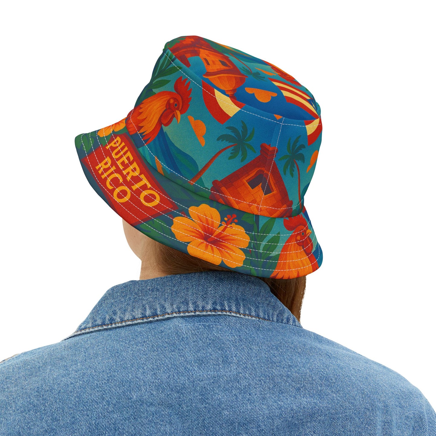 Puerto Rico Bucket Hat Gift for him her PR