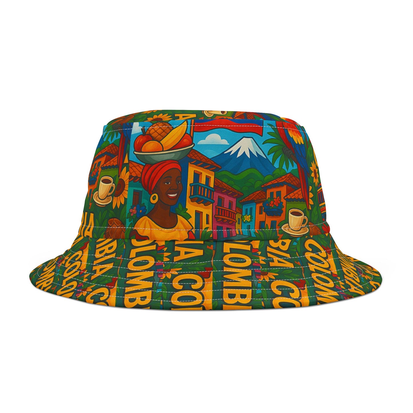 Colombia Bucket Hat Colombian Fashion Gift