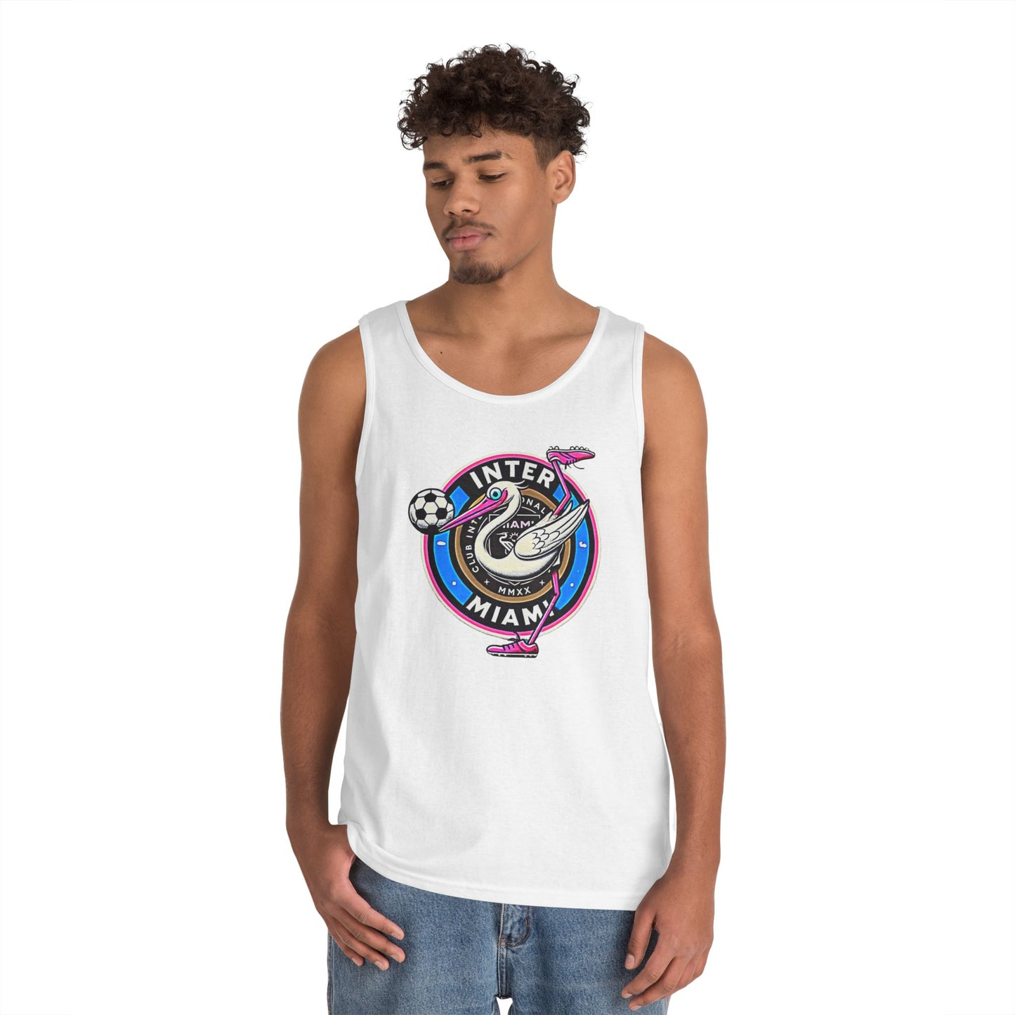 Inter Miami Unisex Heavy Cotton Tank Top