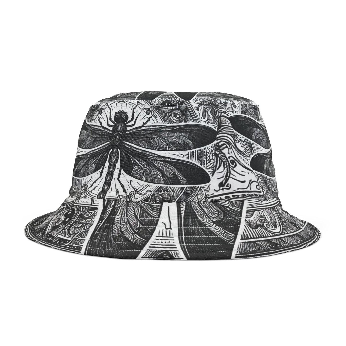 Dragonflies Bucket Hat Gift Friend Daughter Beach Fashion BOHO