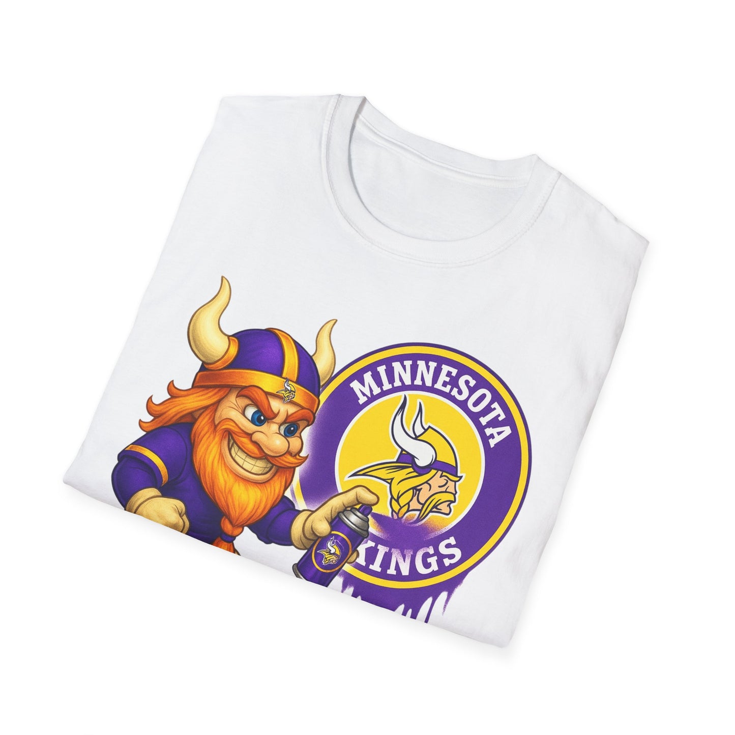 Vikings Football Unisex Softstyle T-Shirt