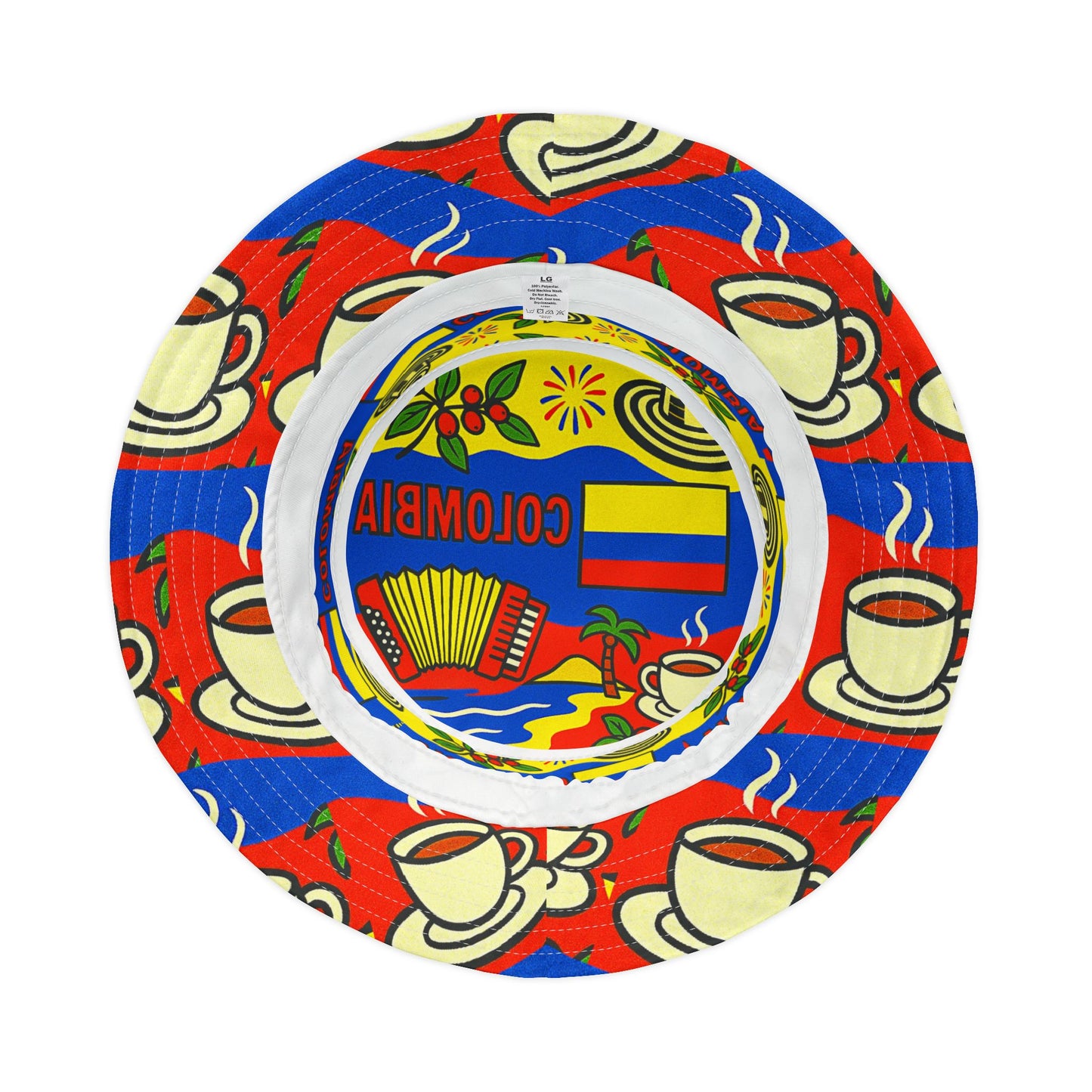 Columbia Bucket Hat Gift for Colombian Country