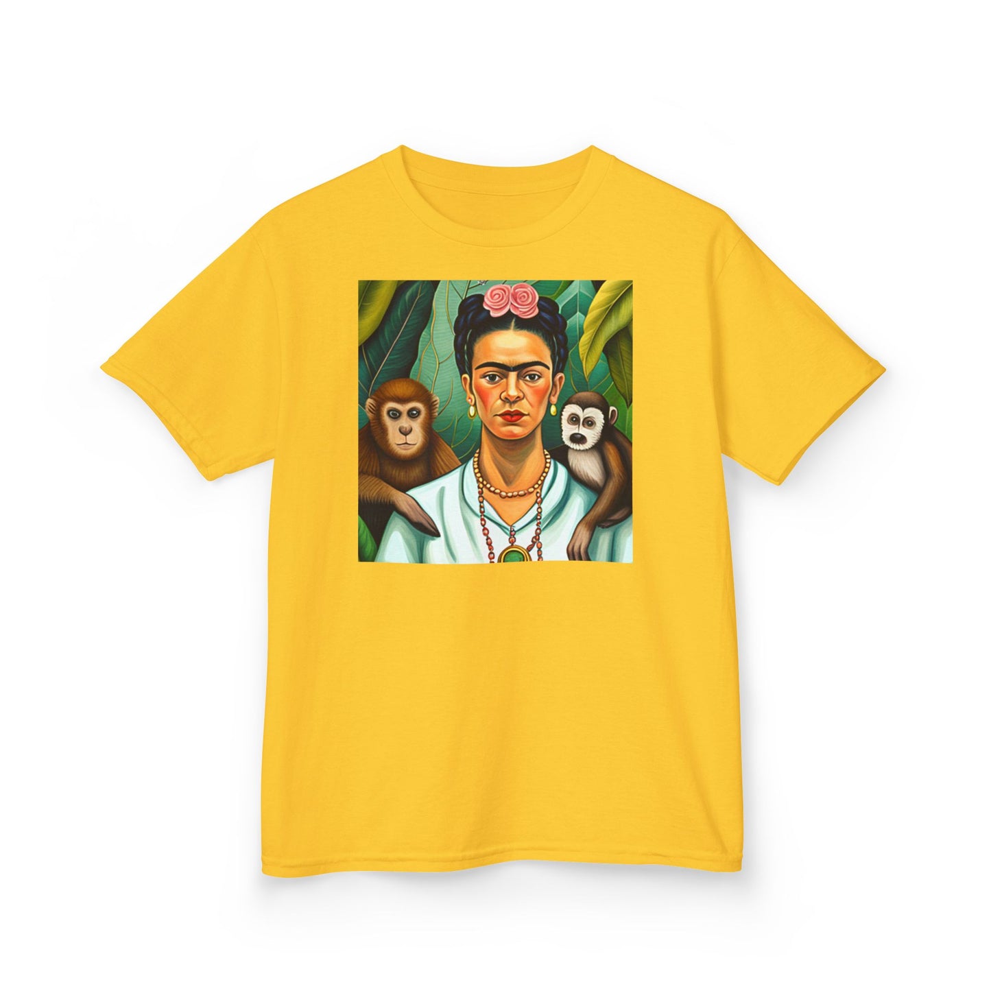 Frida Kahlo Kids Heavy Cotton™ Tee Mexican Artist Style Art Gift Children